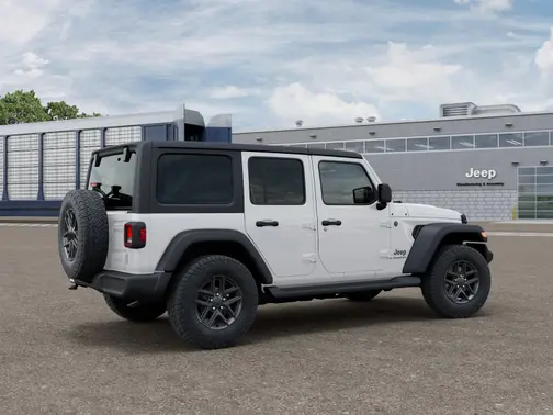 Bright White Clear-Coat Exterior Paint 2026 Jeep Wrangler Sport S