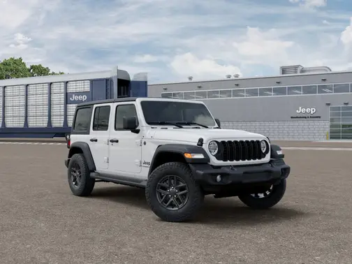 Bright White Clear-Coat Exterior Paint 2026 Jeep Wrangler Sport S