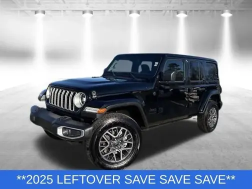 Black Clear-Coat Exterior Paint 2025 Jeep Wrangler Sahara