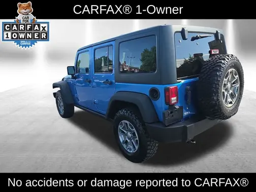 Blue 2016 Jeep Wrangler Unlimited Rubicon