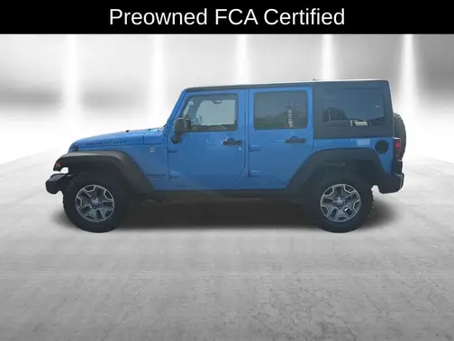 Blue 2016 Jeep Wrangler Unlimited Rubicon