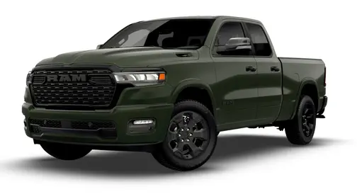Serrano-Green Metallic Exterior Paint 2026 RAM 1500 BIG HORN