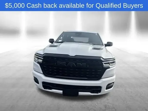 Ivory White Tri-Coat Pearl-Coat Exterior Paint 2026 RAM 1500 Limited