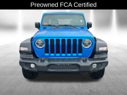 Blue 2022 Jeep Wrangler Unlimited Sport S