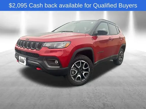Red Hot Pearl-Coat Exterior Paint 2026 Jeep Compass Trailhawk