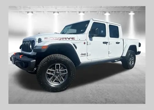 Bright White Clear-Coat Exterior Paint 2026 Jeep Gladiator Mojave