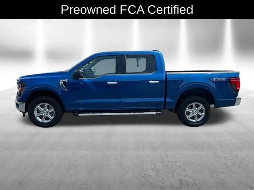 Blue 2025 Ford F-150 XLT