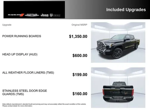 Black 2025 Toyota Tundra Platinum