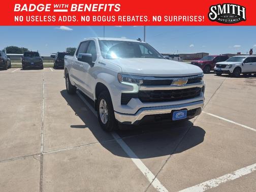 Summit White 2023 Chevrolet Silverado 1500 LT