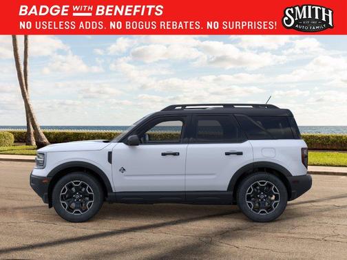 Space White Metallic 2026 Ford Bronco Sport Outer Banks