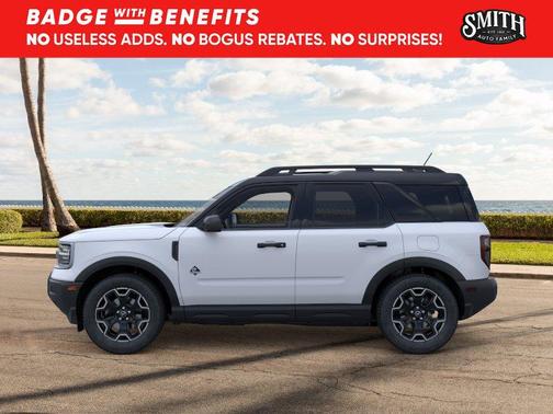 Space White Metallic 2026 Ford Bronco Sport Outer Banks