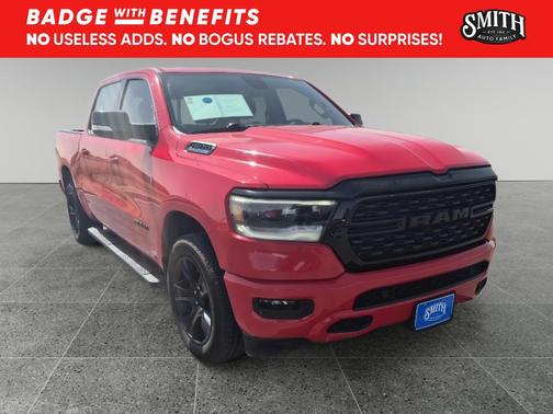 Flame Red Clearcoat 2022 RAM 1500 Lone Star