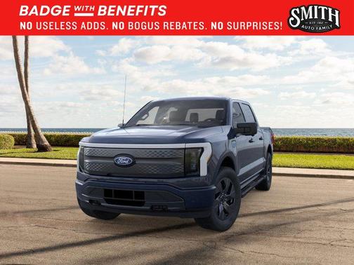 Antimatter Blue Metallic 2025 Ford F-150 Lightning Flash