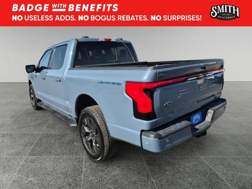 Azure Gray Metallic Tri-Coat 2023 Ford F-150 Lightning LARIAT