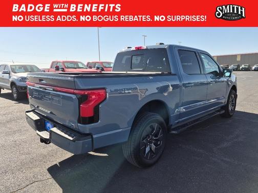 Azure Gray Metallic Tri-Coat 2023 Ford F-150 Lightning LARIAT