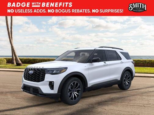 WHITE 2026 Ford Explorer ST-Line
