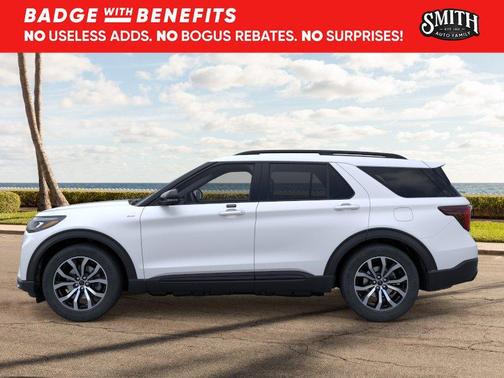 WHITE 2026 Ford Explorer ST-Line