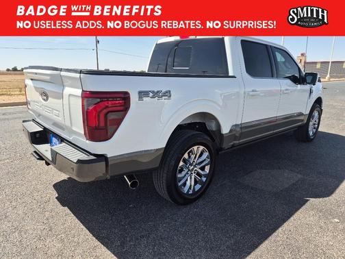 Star White Metallic Tri-Coat 2025 Ford F-150 King Ranch