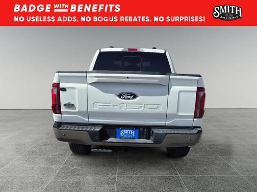 Star White Metallic Tri-Coat 2025 Ford F-150 King Ranch