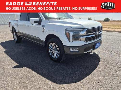 Star White Metallic Tri-Coat 2025 Ford F-150 King Ranch