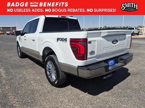 Star White Metallic Tri-Coat 2025 Ford F-150 King Ranch