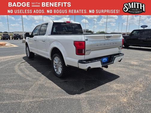 White Platinum Metallic Tri-Coat 2019 Ford F-150 Limited