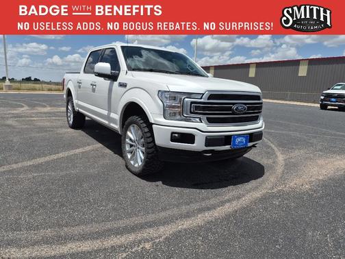 White Platinum Metallic Tri-Coat 2019 Ford F-150 Limited