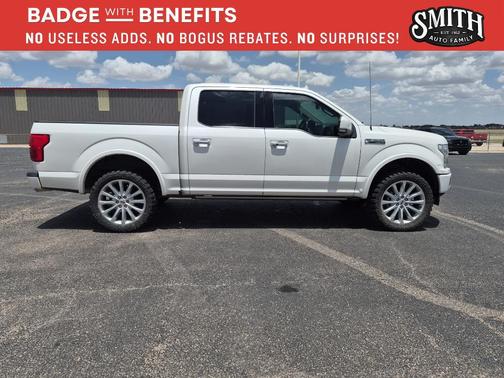 White Platinum Metallic Tri-Coat 2019 Ford F-150 Limited