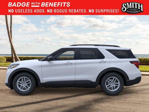 Space White Metallic 2026 Ford Explorer Active