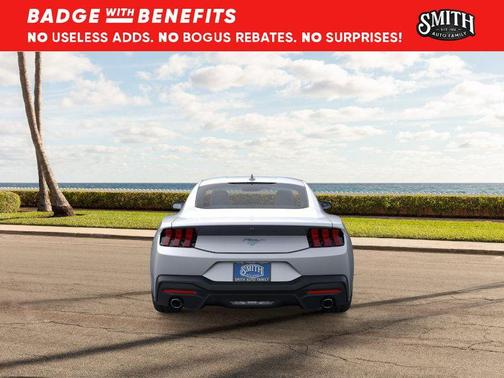 Iconic Silver Metallic 2025 Ford Mustang EcoBoost