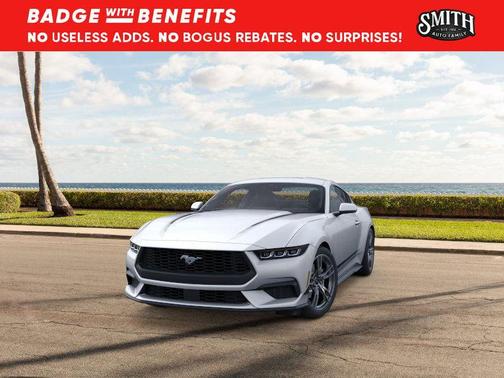 Iconic Silver Metallic 2025 Ford Mustang EcoBoost
