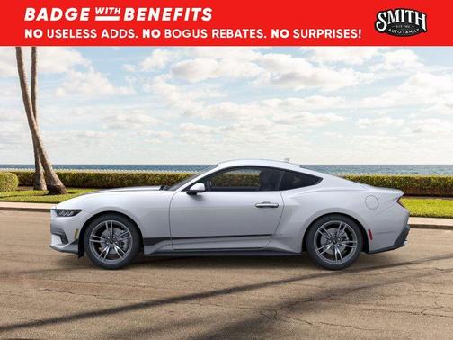 Iconic Silver Metallic 2025 Ford Mustang EcoBoost