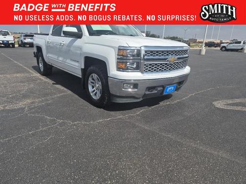 Summit White 2015 Chevrolet Silverado 1500 1LT