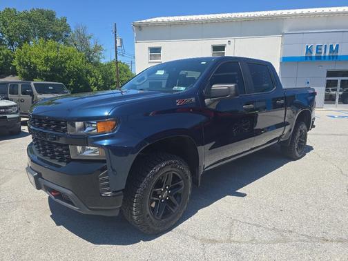 Northsky Blue Metallic 2020 Chevrolet Silverado 1500 Custom Trail Boss
