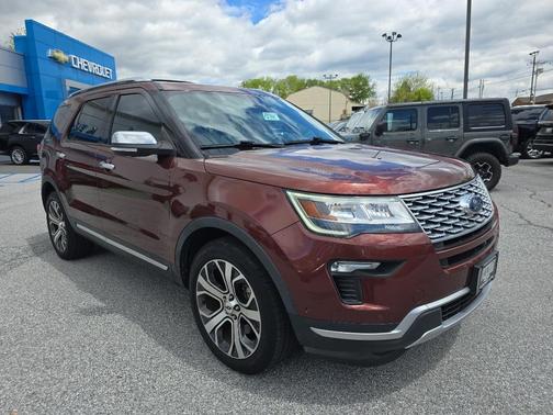 CINNAMON GLAZE METALLIC 2018 Ford Explorer Platinum
