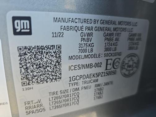 2023 Chevrolet Silverado 1500 WT