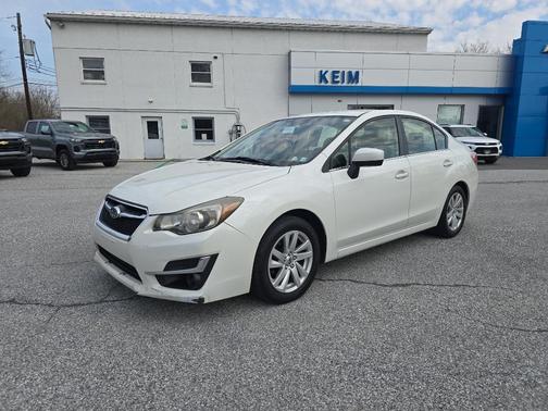 Crystal White Pearl 2015 Subaru Impreza 2.0i Premium