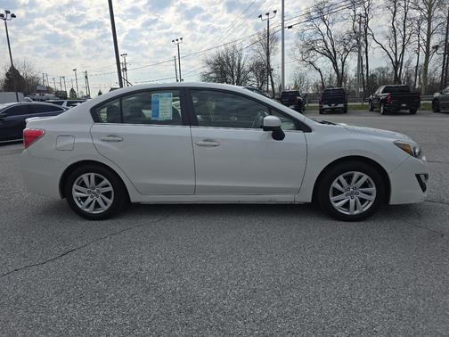 Crystal White Pearl 2015 Subaru Impreza 2.0i Premium
