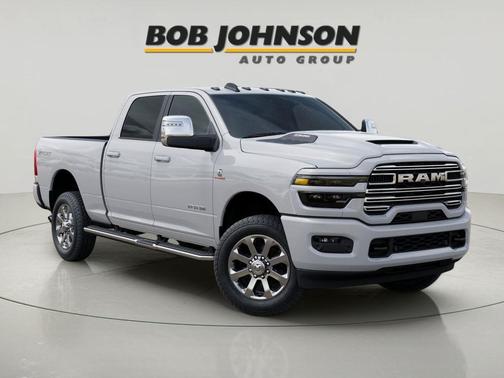 Bright White Clearcoat 2025 RAM 2500 Laramie Crew Cab 4x4 6'4' Box