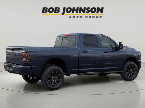 Forged Blue Metallic 2026 RAM 2500 Black Express Crew Cab 4x4 6'4' Box