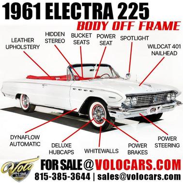 Arctic White 1961 Buick Electra 225 Base