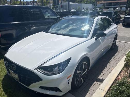 Serenity White 2023 Hyundai SONATA SEL Plus