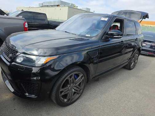 Black 2017 Land Rover Range Rover Sport 5.0L Supercharged SVR