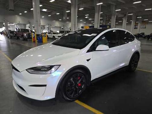 White 2023 Tesla Model X Plaid
