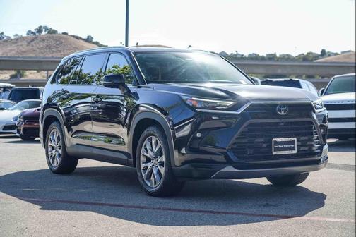 Midnight Black Metallic 2024 Toyota Grand Highlander Limited