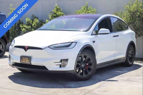 Pearl White Multi-Coat 2019 Tesla Model X Long Range