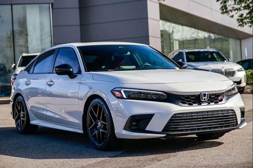 Platinum White Pearl 2022 Honda Civic Si Base