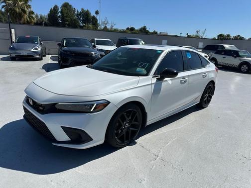 Platinum White Pearl 2022 Honda Civic Si Base