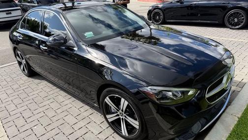Black 2022 Mercedes-Benz C-Class Sedan