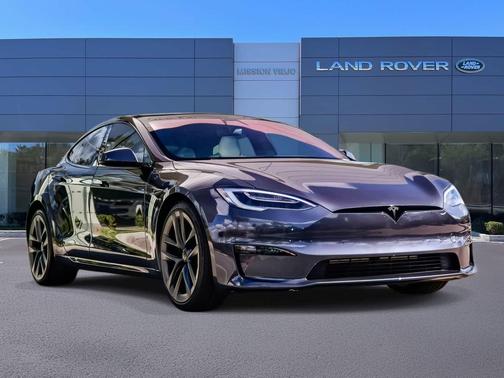 Midnight Silver Metallic 2021 Tesla Model S Plaid